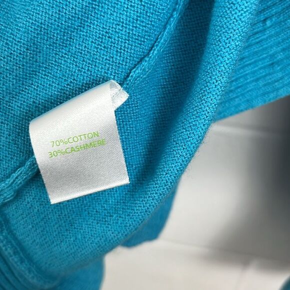 Lily Pulitzer women’s ruffle open front lightweight cashmere blend cardigan - Picture 4 of 7